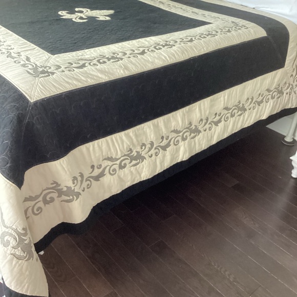 Donna Sharp Fleur-Di-Lis Quilt Bedding Set - Full - Picture 11 of 13